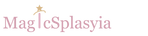 Logo MagicSplasyia — baguette magique à eau